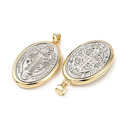 Brass Religion Pendants&nbsp;KK-K408-04G-06