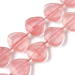 Cherry Quartz Glass Beads Strands&nbsp;G-D316-A16