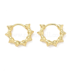 Brass Hoop Earrings&nbsp;EJEW-F383-05G