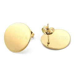 Ion Plating(IP) 201 Stainless Steel Stud Earrings&nbsp;EJEW-K270-06B-G