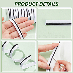 Polyester Satin Piping Ribbon&nbsp;OCOR-WH0091-32A