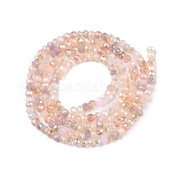 Electroplate Glass Beads Strands&nbsp;GLAA-T023-A16-02
