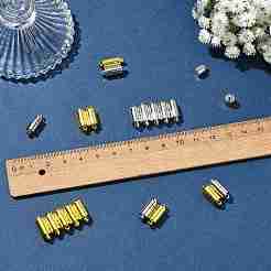 10 Bags Brass Magnetic Clasps with Loops&nbsp;KK-FS0002-02P