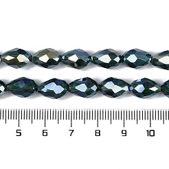 Transparent Electroplate Glass Beads Strands&nbsp;LS-EGLA-N013-T6mm-B15