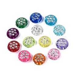 Plastic Flat Round Beads&nbsp;KY-Q002-10