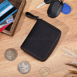 Rectangle Leather Credit Card Wallets for Women Men&nbsp;AJEW-WH20001-31C