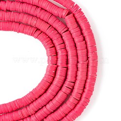 Handmade Polymer Clay Beads Strands&nbsp;CLAY-R089-6mm-Q093