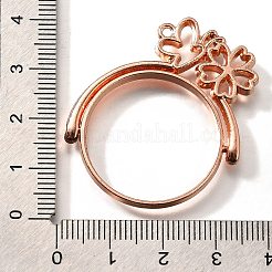 Alloy Open Back Bezel Pendants&nbsp;PALLOY-I223-16RG