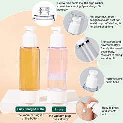 Empty Portable Plastic Airless Pump Bottles&nbsp;LS-AJEW-WH0299-91A