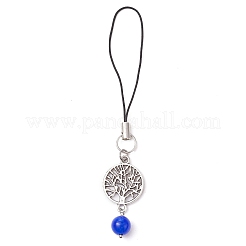 Natural & Synthetic Gemstone  Mobile Straps&nbsp;HJEW-JM01469