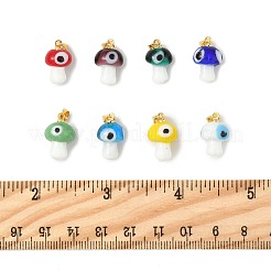 16Pcs 8 Colors Handmade Lampwork Pendants&nbsp;LAMP-FS0001-47