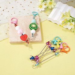 5Pcs Iron Beadable Keychain Bar&nbsp;KEYC-TAD0001-13