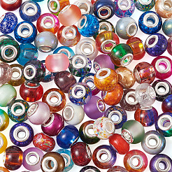 Handmade Lampwork European Large Hole Beads and Glass European Beads&nbsp;LPDL-TA0001-01S