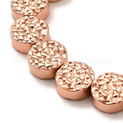 Electroplated Synthetic Non-magnetic Hematite Beads Strands&nbsp;G-L613-K01-01B