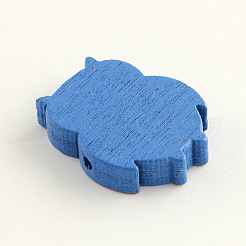 Owl Dyed Natural Wood Beads&nbsp;WOOD-Q018-56