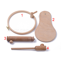 Beech Wooden Embroidery Hoop Frame Set&nbsp;DIY-WH0148-28