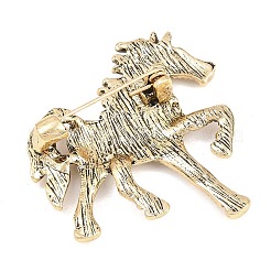 Alloy Rhinestone Lapel Pin Brooches&nbsp;JEWB-C057-01AB