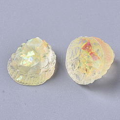 Transparent Epoxy Resin Cabochons&nbsp;CRES-T020-01D