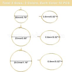 90Pcs 9 Style 304 Stainless Steel & 316L Surgical Stainless Steel Earring Findings&nbsp;STAS-UN0032-03