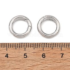 SHEGRACE Brass Spring Gate Rings&nbsp;XGRQ58053-763P
