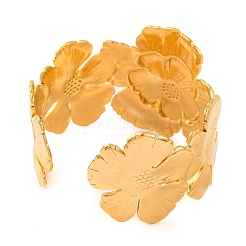 304 Stainless Steel Open Cuff Bangles for Women&nbsp;LS-BJEW-G711-01C-G
