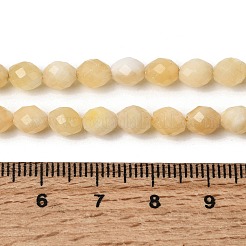 Natural Yellow Jade Beads Strands&nbsp;G-K376-F08-01