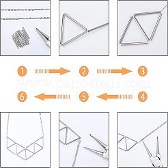 304 Stainless Steel Tube Beads&nbsp;STAS-UN0018-80P