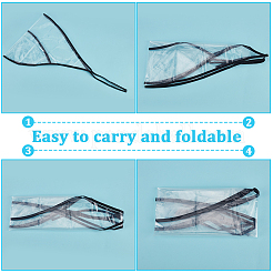 Plastic Rain Bonnets&nbsp;AJEW-WH0419-75A