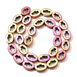 Electroplated Synthetic Non-magnetic Hematite Beads Strands&nbsp;G-L613-Z01-03I