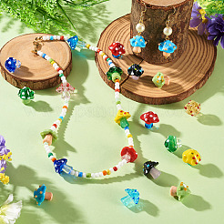 30Pcs 15 Colors Handmade Lampwork Bumpy Beads&nbsp;LAMP-TA0002-39