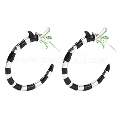 Alloy Dragon Stud Earrings&nbsp;EJEW-R011-02P