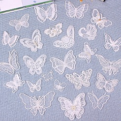 Lace Embroidery Sewing Fiber&nbsp;DIY-WH0122-07