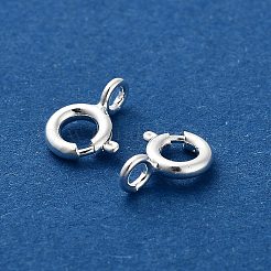 Brass Spring Ring Clasps&nbsp;KK-G479-01B-S