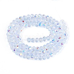 Transparent Glass Beads Strands&nbsp;X-EGLA-N016-4mm-02