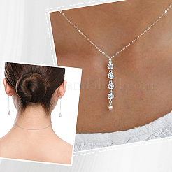 3Pcs Sterling Silver Chain Extender&nbsp;STER-BBC0006-76S