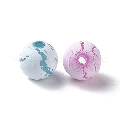 Spray Painted Acrylic Beads&nbsp;OACR-E010-01
