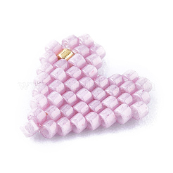 Handmade Seed Beads Pendants&nbsp;SEED-I012-28A