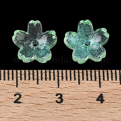 Dyed & Heated Glass Bead Caps&nbsp;GLAA-Z019-03I