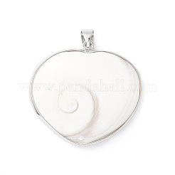 Natural Sea Shell Pendants&nbsp;SHEL-F005-02P