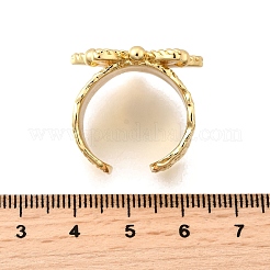 Brass Cuff Rings for Women&nbsp;RJEW-F183-02A-G