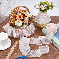 2M Silk Pleated Lace Trim Ribbon&nbsp;OCOR-CY0003-37B