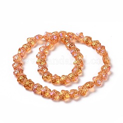 Transparent Electroplate Glass Beads Strands&nbsp;LS-GLAA-C025-01J