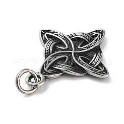 304 Stainless Steel Pendants&nbsp;STAS-G343-01AS