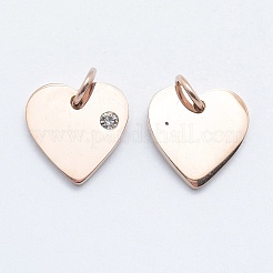 316 Surgical Stainless Steel Pendants&nbsp;STAS-J038-05RG