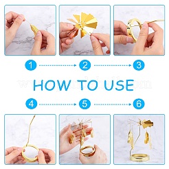 Thermal Rotating Candle Holder&nbsp;IFIN-WH0034-42LG