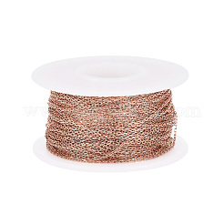 Ion Plating(IP) 304 Stainless Steel Cable Chains&nbsp;CHS-D004-01RG