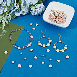 90Pcs 9 Style Brass Beads&nbsp;KK-PH0005-35