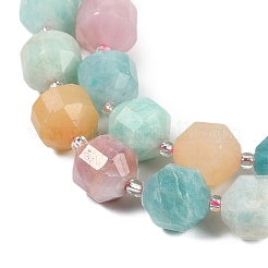 Natural Amazonite & Kunzite & Aventurine Beads Strands&nbsp;G-O201B-149H