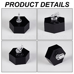 Acrylic Finger Ring Display Holders&nbsp;RDIS-WH0020-02A-02