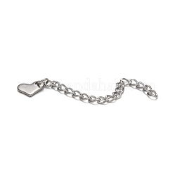 Tarnish Resistant 304 Stainless Steel Chain Extender&nbsp;STAS-E104-39G